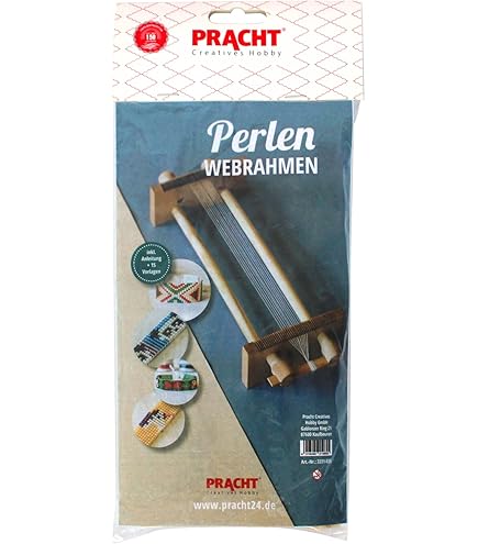 Pracht Creatives Hobby 5884-00031 - Kit per Braccialetto di Perline Fai da Te, con Perline Miyuki Bianche e Colorate, Dimensioni totali Circa 17 x 2 cm