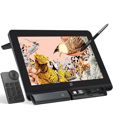 Wacom DTK1660K0B-CH Cintiq 16 Graphic Tablet, USB, Black, 422 mm