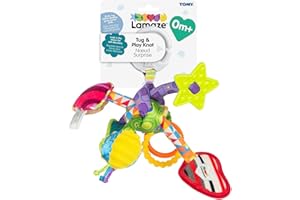 LAMAZE L27128 Tug and Play Knot Baby Toy