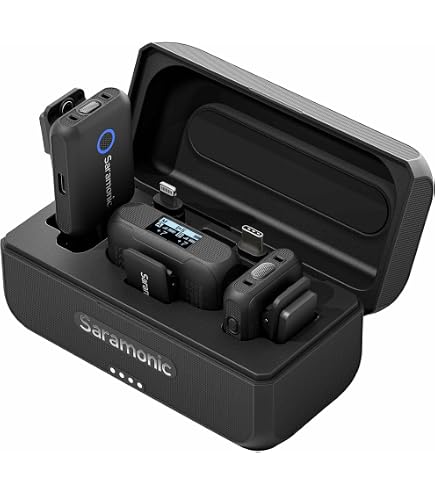 AnkerWork M650 Wireless Lavalier Microphone, Pro Noise