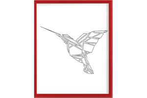 postergaleria Marco de fotos | 30x40 | Rojo | Madera Plexiglás | 8 colores | 5 tamaños | Marco del cartel | marco de la foto