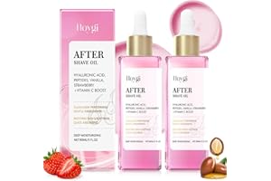 DONGCILL Huile Après-Rasage à la Fraise et Vanille,Formule Douceur 90 ml,Soin post-rasage à l’acide Hyaluronique pour Apaiser les Irritations et Prévenir les Poils Incarnés et la Sécheresse (2)