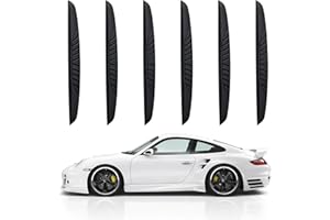 HIOSEYRE 6Pcs Car Door Edge Protector, PVC Cars Door Protectors Edge Guards, Prevent Collision Scratch Cars Bumper Protectors, Suitable for Universal Car Doors, Bumpers, Rearview Mirrors