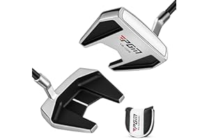 PGM Golf Standing Putter - Golf Putter for Men and Women - Mallet Putter with Stable Low Center of Gravity & Alignment Aid