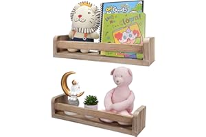 Halcent Estanteria pared Madera Infantil estante para libros Especiero Estante Cocina Baldas Flotantes Soportes Para Botes de Especias