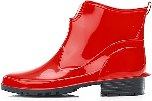 Ladeheid Gummistiefel Damen Kurz Wasserdicht Damenschuhe Elegant und Bequem LA-930