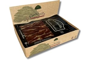 Corsevilla - Estuche Loncheado Paleta de Bellota 100% Iberica - Jamon Bellota Iberico - Jamon Iberico Bellota - Embutido Calidad Gourmet - Sin Gluten - Sin Lactosa - Pack 12 uds - 100 gramos sobre.