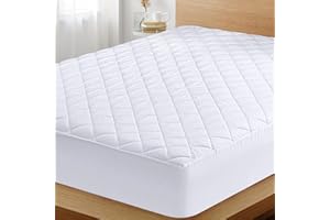 Col & Cor Protector de Colchón Acolchado Algodón | Transpirable, Hipoalergénico con Tratamiento Antiácaros | Ultra Suave, Ajustable para Colchones de hasta 30 CM (Reversible, Cama 80 x 190/200 cm)