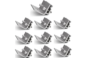 JWS Dachfalzklemme Stehfalzdach Stehfalzklemme Befestigung Montage Edelstahl A2 – 10er Set für Stehfalzdach Montage