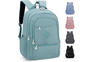 KTUEOV Mochilas Escolares, Mochila Escolar Adolescente Universitarias Portatil Compartimentos Mochilas Colegio Impermeable Ligera Mochila Instituto de Nylon Casual Backpack para Escolar Viaje Trabajo