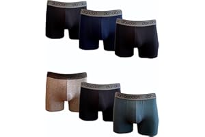 DON ALGODON | Pack 6 Boxers Hombre Suaves, Transpirables y Resistentes