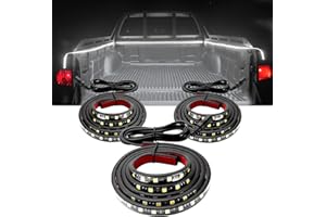 Kraumi 36W Ruban à LED pour Camion Plateau, 270 LEDs 12V Feux de Travail LED IP68 étanche pour lumière d'auvent RV, Zone de Chargement de Camion, lumière de Porte latérale(3 pièces)