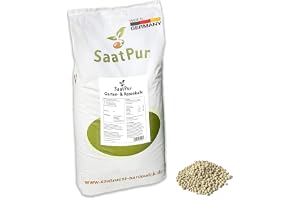 Saatzucht Bardowick Raskalk - 20 kg för ca 400 kvm - Garden Limestone Against Moss och Acidic Floors - Magnesium Lime - Magnesium Lime As a Maned Lawn