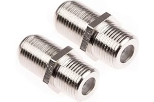 CDL MICRO 2 x F Type Connector Satellite Cable Female to Female Coupler Joiner Gender Changer