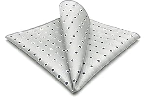 S&W SHLAX&WING Dotty Floral Mens Pocket Squares Blue Red Green Dots For Suit Jacket