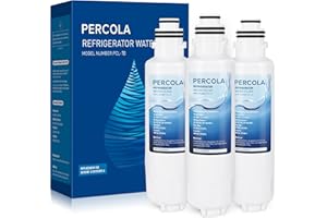 PERCOLA Lot de 3 filtres de rechange HX2019F-A/HX2019FR-A, compatibles avec les filtres à eau Hisense® HX2019FR-A pour réfrigérateur