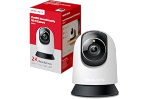 MERCUSYS MC210 2K 3MP Internal Wi-Fi Camera, 360° Surveillance Camera, Night Vision, 2-Way Audio, Motion Detection/Notifications/Alarm, Privacy Zone, Supports microSD up to 512