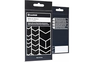 Luxshield Set di Adesivi Reflector - Chevron per Bicicletta Scooter Carrozzina - Catarifrangente Bici - Catarifrangente Adesivo