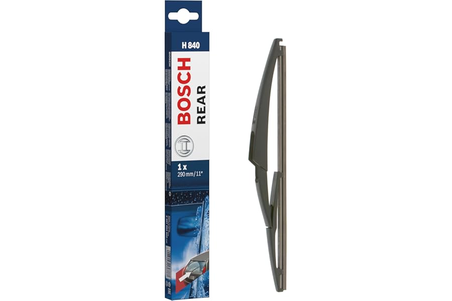 Bosch Rear Wiper H 840 - Excellent Cleaning Performance - Replacement Blade for Back Windscreen - 1 Blade, 290mm