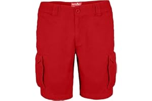 westAce Mens Casual Work Cargo Combat Shorts Cotton Chino Summer Half Pant