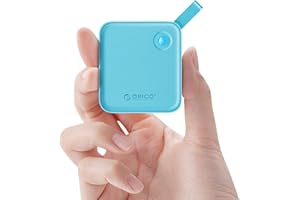 ORICO 512GB SSD Externo Portátil con Cable USB-C 2 en 1, Unidad de Estado Sólido Externa, hasta 460MB/s, Indicador de Estado, Almacenamiento Confiable para Smartphone USB-C, Tableta, PC- B5PLUS Verde