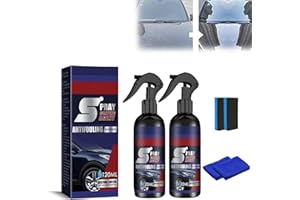 AIZHENQIAN 2024 New 3 in 1 Multi-Functional Fast Dry Coating Spray, Car Coating Agent, High Protection Quick Drying Car Coating, Plastic Parts Refurbish Coating (2 Bottles)
