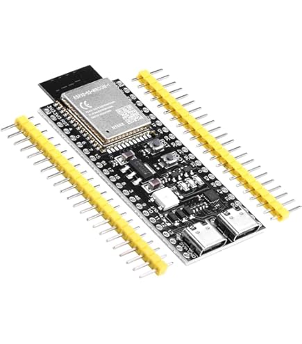 IHaospace ESP32 S3 DevKitC 1 N16R8 ESP32 S3 Dual USB Type C Microcontrôleur Avec 16 Mo De Mémoire Flash Externe, 8 Mo De PSRAM, Module Wi Fi Et Bluetooth