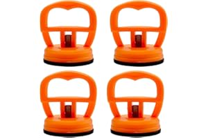 QHC SEHEN Dent Puller, Car Dent Removal Kit,4 Pack Small 5.5cm Car Dent Puller Kit Handle Lifter,Powerful Car Dent Remover,Dent Remover Tool for Car Dent Repair, Glass, Screen, Tiles Lifting and Objects Moving