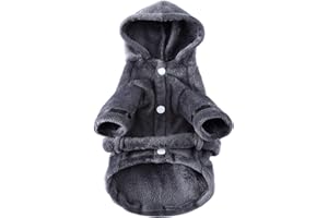 Felenny Albornoz para Perro Albornoz con Capucha para Perro Albornoz Suave Súper Absorbente para Mascotas Grandes Medianos Pequeños Perros