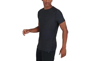 TCA Galaxy 4D-Stretch Mens Gym, Running, Training T Shirt - Gym Tops for Men, Running Top Men, Gym T Shirts Men