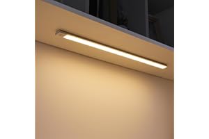 IYF Under Cabinet Kitchen Lights, 40cm Motion Sensor Lights Indoor for Cupboard, Wardrobe, Counter, Room, Stick on Lights, USB Charging, Large Capacity, Color Changing(1 Pack)