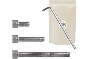 ADAPTOUT Lange Schrauben 1/4 Stativ, Zubehör, für Kodak Standard, Kameraassistent Screw 14/-20 Iso 1222:2010 Fotografie, Stativ, Anschlüsse 1/2" 1" 2" Achse 3/16 IMP Adapter, französische Marke, 3 Stück.