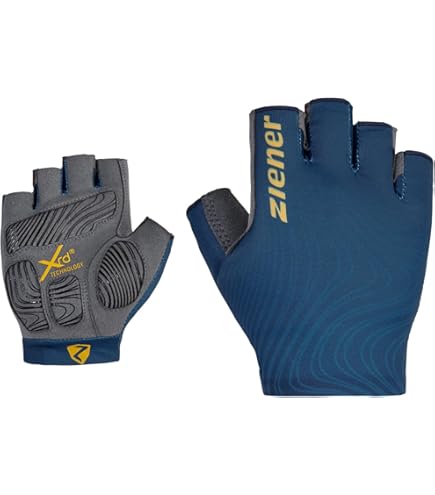 Gants De Vélo/VTT Ziener CYD Homme - Doigts Courts, Paume Rembourrée Gel, Respirant
