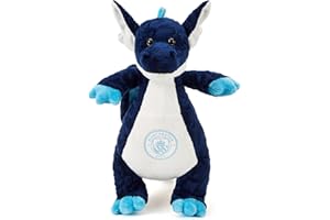THE GIFT SCHOLARS Man City FC Standing Dragon | 33 cm Officially Licensed Plush Toy, for Adults & Kids | Manchester The Citizens