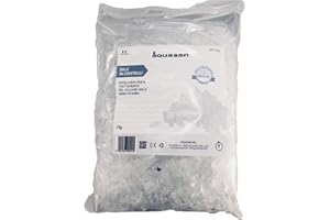 XGAGHB AQUASAN 1240 Salt Polyphosphate Crystals in Bag, White, 1 kg