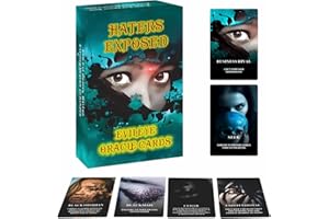 ZHQGYN Evil Eye Oracle Cards, Haters Exposed, Return to Sender, Oracle Cards for Insight and Discovery, Eyewitness Exposed, Deck of Wisdom and Revelation