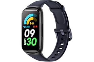 Septoui Smartband, 1.47'' Orologio Fitness Contapassi Polso Cardiofrequenzimetro SpO2, IP68 Impermeabile Activity Tracker Sonno, 100+ modalità Sportive Smartwatch Uomo Donna