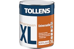 Tollens Sous couche Professionnelle - Multi-supports XL Impression UNIVERSELLE - Toutes pièces - 3L = 30m2