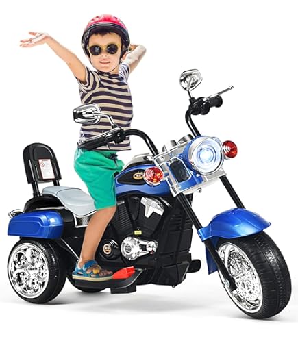 GOPLUS Elektrische kindermotorfiets, elektrische voertuigen met 2