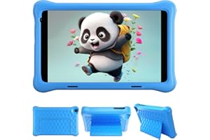Okaysea Kids' Tablet 8-Inch Tablet, 2GB RAM 32GB ROM Android 12.0, 1280 x 800 HD Display, 4000 mAh, Parental Controls, Bluetooth, WiFi, Dual Camera, Shockproof Stand Protective Case (Blue)