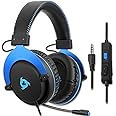 KLIM Rush - Xbox One Headset + Noise Cancelling Gaming Headset + Soft Ear Cups and Adjustable Headband + 3.5 mm Jack + PS4 and PS5 Headset, Compatible PC Mac Switch Mobile + 5-year Warranty + New