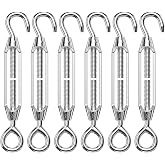 Traxenta Set of 6 Tensioner Rope Clothesline, Wire Tensioners | Tensioners for Awnings, Steel Cable Tensioner, Stainless Stee