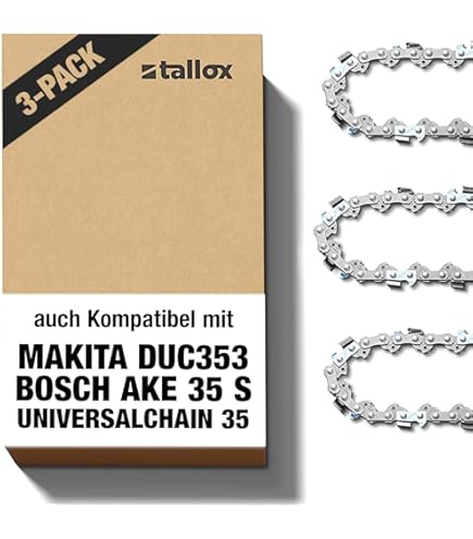 Lot de 2 chaînes de tronçonneuse 40 cm 1,3 mm 3/8 56 compatibles avec Oregon 91PXL056G / 91PX056G / 91PX056XMA