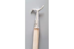 MR WINDOWS Pole Hook and Pole - for Sash Windows Skylight Velux Window Loft Attic Blinds Boat Hooks (Polished Chrome Hook & Pole)