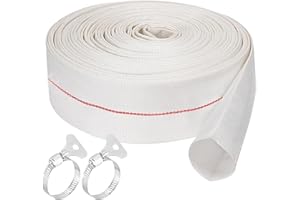 RHBHY Manguera Plana Ø 1" (25mm) Mangueras Planas 10M Manguera de Evacuación para Bomba de Agua Sumergible o Bomba Aguas Sucias (25mm, 10)