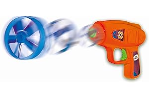 GÜNTHER FLUGSPIELE Paul Günther 1693 - Jeu d'hélices Mini Twist , Jeu de vol pour enfants à partir de 5 ans, avec pistolet de démarrage et 4 rotors, jeu idéal pour enfants et adultes.