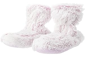 Warmies®Fully Heatable Wellness Boots Scented with French Lavender - Pink Marshmallow