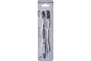 SUPERWHITE Duo Brosse à Dents Médium SuperWhite Black Edition