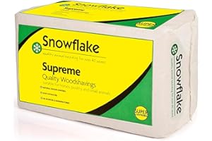 Pluto Packaging Large Bag Of 15kg Supreme Quality Timber Bale Wood Shavings For Poultry & Sheep