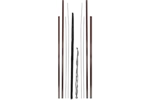 hecht international 100690102-VH MASTER SLIM Fliegengitter Fenster, braun, 130 x 150 cm